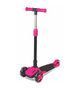 Cool Wheels Tulpar 3 Tekerlekli Işıklı Katlanır Scooter (Pembe)