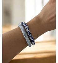 Chibeads Minimal Şık El Örmesi Boncuk Bileklik İkili Set