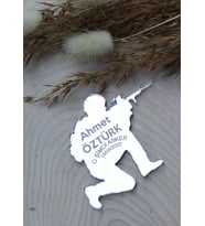 Asker Magnet Nikah Şekeri - Nişan Şekeri - Söz Şekeri - Düğün Magnet - Nişan Magnet - Söz Magnet - Yenidoğan Magnet - Doğum Magnet - Yaş Magnet 7cm