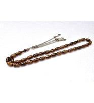 Sıkma Kehribar Tesbih Kapsül Kesim 7*12 mm (khr-11107)