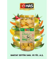 Piri Piri Biberli Yeşil Zeytin 500cc