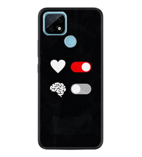 Realme C11 C21 C21Y C25Y C11 2021 Kılıf Desemli Silikon Love Brain 1722