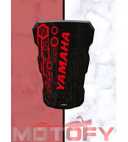 YAMAHA UNİVERSAL TANK PAD SİYAH KIRMIZI