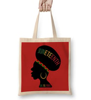 Juneteenth GIFTS 2021 Bez Çanta Uzun Saplı