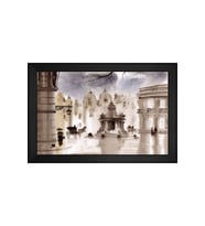 Manzara Temalı Kanvas Tablo 50 x 70 cm Siyah Çerçeve