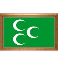ALTIN ÇERÇEVELİ PASPARTULU TABLO CR396