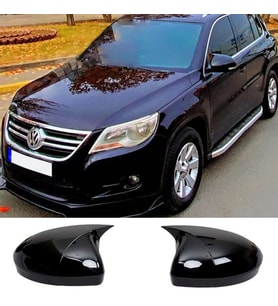 Vw Tiguan Batman Yarasa Ayna Kapağı Piona Black ABS 2008-2015