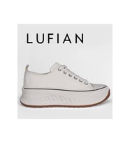 Lufian 121230092 Shay Kadın Jean Sneaker Spor Ayakkabı (Beyaz)