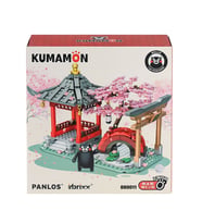 P880011 PANLOS Brick - Kumamon, Kiraz Çiçeği Parkında 537 Parça Yapım Seti