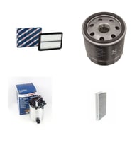 Bosch Filtre Bakım Seti Nissan Qashqai 1.5 DCI Dizel 2014+ 110 Beygir Hava + Yağ F + Yakıt F. + Polen Bosch