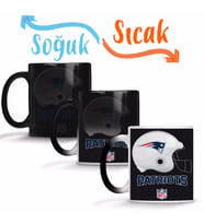 New England Patriots Sihirli Kupa Bardak Porselen