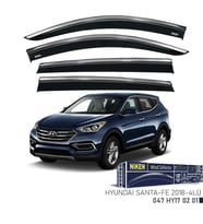 Niken Hyundai Santa Fe Cam Rüzgarlığı Kromlu 4'Lü 2018+ Sonrası