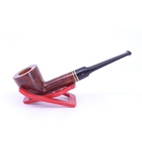 Şahin Kırmızı Yıldız Dublin 9mm Filtreli Ebonit Saplı Pipo 237085-112 (Kahverengi)
