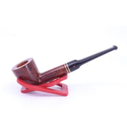 Şahin Kırmızı Yıldız Dublin 9mm Filtreli Ebonit Saplı Pipo 237085-112 (Kahverengi)
