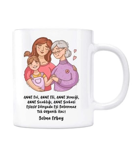 Anne Evi Anne Yemeği Anne Şevkati İsimli Kupa