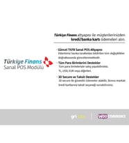 WooCommerce / Wordpress - Türkiye Finans Sanal POS Modülü
