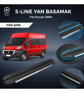 Fiat Ducato Kısa S-Line Premium Krom Yan Basamak  2006 Sonrası