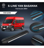 Fiat Ducato Kısa S-Line Premium Krom Yan Basamak  2006 Sonrası