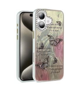 İphone 16 Kılıf Blade Aynalı Desenli Kapak - Desen 6