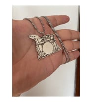 Bateri Kolye 925 Ayar Gümüş (Gümüş-Sarı)