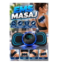 LCD Ekranlı Şarjlı Mini EMS Masaj Aleti – Ayarlanabilir Yoğunluk ve Çoklu Masaj Modu