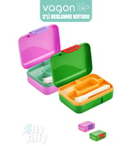 Vagonlife 2’li Beslenme Kutusu ( Seçtiğiniz Renkte 2 Adet Gönderilir )