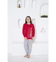 Estiva 24472 Kız Çocuk Uzun Kollu Pijama Takımı