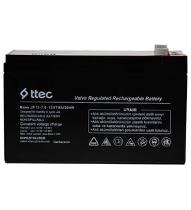 Ttec Base 12V 7AH Bakımsız Kuru Akü