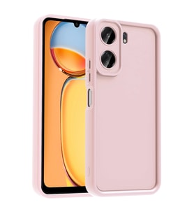 Xiaomi Redmi 13C Kılıf Kamera Korumalı Zore Ananas Kapak
