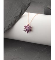 Else Silver Gümüş Lotus Çiçeği Kolye