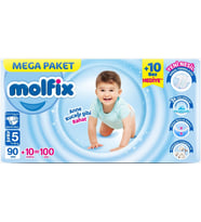 Molfix Bebek Bezi Beden:5 (11-18KG) Junior 100 Adet Mega Pk