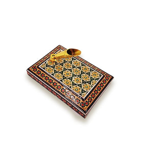 Hatem Masaüstü Luks Kalemlik (İran’ın El Sanatı) ebat: 10 x 7 CM