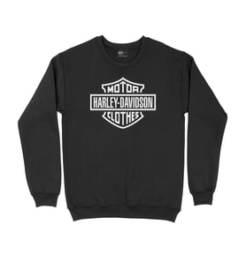 Beyaz Harley Davidson Clothes Siyah Sweatshirt