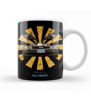 Delorean Retro Japanese Kupa Bardak Porselen
