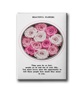 Beutiful Flowers Canvas Tablo MİND750
