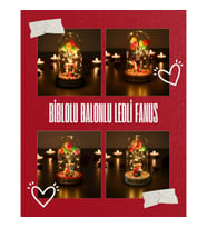 Biblolu Balonlu Ledli Fanus