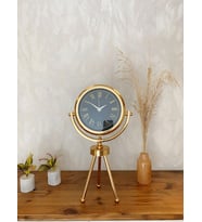 River World Masa Saati Metal Gold Mini Tripod 45 cm x 26 cm Sade