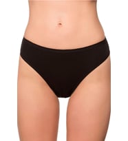 Pamuklu Likralı Süprem Slip Külot  Siyah K6120