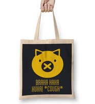 Roadhog Braha Haha Cough Logo Overwatch Bez Çanta Uzun Saplı