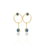 Kadir Jewellery 22 Ayar Altın Kaplama Kadın Sallantılı Küpe -El İşçiliği Ve Hipoalerjenik Küpe