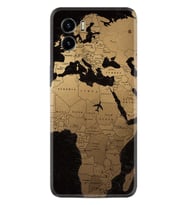 Vivo Y15S Y32 Y33S Y51 Y53S Kılıf Desemli Silikon Map Planet 1656