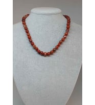 Jasper Taşı Kolye 8mm (14240) (Klipsli)