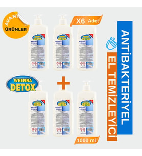 Antibakteriyel El Temizleyici 1000ml 6 Adet