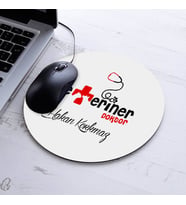 Hediyelik Veteriner Temalı Yuvarlak Mousepad