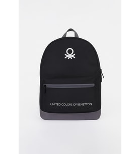 Benetton Unisex Siyah Okul Sırt Çantası 70419
