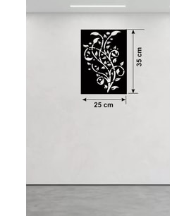 Tavus Kuşu Doğa Temalı Ahşap Duvar Tablosu - 25X35 Cm Kesim Pano