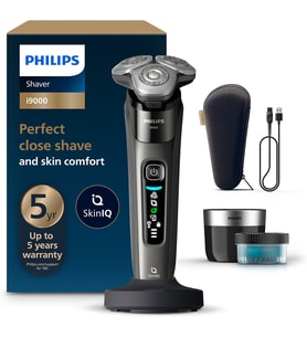 Philips I9000 Skiniq Islak Ve Kuru Tıraş Makinesi, 360° Hassas Başlıklar, Yapay Zeka Destekli, Temiz