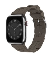 Apple Watch 7/8/9 41mm Kordon Silikon KatKat Kordon 92 (Haki)