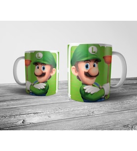 Pixxa Super Mario Bros Movie Luigi Kupa Bardak Model 4