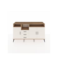 Kronos Konsol 5 Raflı 3 Çekmeceli 3 Kapaklı 176x59x99 Çam-Aytaşı